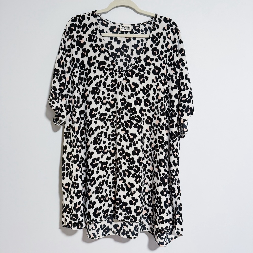 Show Me Your MuMu - Leopard Print Oversized Dress
